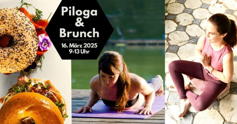 Pilates und Yoga Übungen mit Brunch