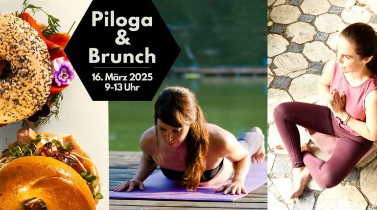 Pilates und Yoga Übungen mit Brunch